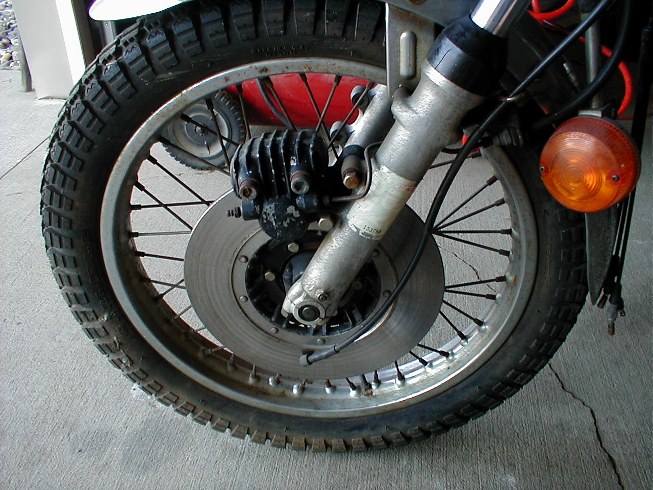 Original H2 lower fork leg